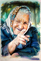 Бабушка со двора. Портрет